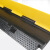 京顿线槽减速带橡胶线槽板室内外电线电缆保护槽护线盖线槽板 黄黑二线槽100*30*5cm