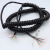 10芯弹簧线信号线带屏蔽0.2/0.3平方螺旋电缆线伸缩线编织屏蔽线 10芯0.3平方拉3米(OD 10MM )
