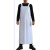 品之德 PW-015 加厚加长耐磨围兜食堂围腰 PVC背带围裙防水油 双肩围裙+套袖 白色 