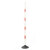冰禹 BYaf-100 足球训练标志杆 红白（含旗）2.3kg橡胶底座+1.5米pvc杆