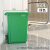 商用无盖垃圾桶大容量2023厨房超大方形户外40大号垃圾箱 60L绿色长方形桶送垃圾袋