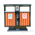 户外不锈钢垃圾箱室外垃圾桶大号商用分类公共场合环卫果皮箱公园ONEVAN 冲孔桶镀锡板1.2mm厚