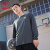乔丹QIAODAN运动T恤长袖男士夏季薄款马拉松篮球健身跑步上衣 鲨鱼灰（建议拍小一码） XL