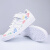 阿迪达斯（Adidas）三叶草新款 FORUM LOW男女情侣涂鸦图案魔术贴运动休闲板鞋GW4922 GW4922「彩色涂鸦图案」 35.5(215mm)