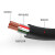凤达 重型橡套软电缆 YC-450/750V-3*1.5+2*1 黑色 100m