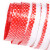 冰禹 PP单覆膜彩条布 三色雨布防水篷布 普通款 8×30m 蓝白红三色 1条 BYHT-8