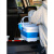 钓鱼桶鱼护桶一体装鱼多功能折叠桶户外洗车长方形洗拖把水桶 多功能折叠水桶13L蓝白色带盖