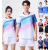 赛事威（SAISHIWEI）新款羽毛球服套装速干女网球乒乓球衣男款夏季短袖运动服定制印字 上衣#78009蓝男 M