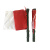 晶事达（JINGSHIDA）多功能信号手旗带喇叭 红黄信号指挥手旗 双面双色指挥旗+口哨+三色闪光灯（不含电池）