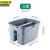 京洲实邦 酒店保洁手提塑料收纳清洁杂物桶 两格加大清洁桶JZSB-2806