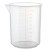 PP塑料烧杯 刻度烧杯耐高温 可高温高压灭菌塑料烧杯 带刻度塑料烧杯 计量杯量筒 1000mL