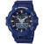 卡西欧（CASIO）潮牌G-Shock男士运动手表LED照明世界时间秒表计时闹钟54mm Blue/