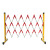 唯曼伸缩围栏可移动式隔离护栏绝缘电力施工围栏道路安全防护栏玻璃钢（管式） 白红色1.5米高*2.5米长
