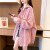 森次元（SENCIYUAN）个性小众潮牌设计感薄款衬衫女新款洋气减龄宽松休闲韩版上衣 粉色 均码