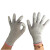 LARD-LSP S号 碳纤维涂指手套防静电碳纤维手套PU涂指涂掌手套碳纤维涂指手套10双