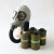 邦固 防防毒面具SF6橡胶灰色头戴式电力防毒全面罩 灰色防毒面具+0.5米导气管 +3级滤毒罐（p-B-3） 