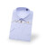 中神盾 D8628 男式长袖衬衫修身韩版职业商务白领条纹衬衣 白底蓝竖条 (1-9件价格) 38码