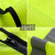 网布反光背心交通马甲建筑施工程荧光衣环卫工人骑行安全服夏季 二横网布拉链款金黄色