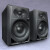 Pioneer DJ 先锋 DM40D DM50BT VM50 70 80有源监听音箱dj打碟音箱 DM-40【一对】
