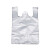 袋白色塑料袋手提背心袋透明打包袋一次性小号加厚方便袋商用 白色较薄 6号 宽26*高42cm 500