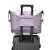 包芙丽 BVLFORRI装衣服的行李包带轮子带万向轮的旅行包轻便大容量拉杆旅游收纳袋 黑色一层扩容轮子可拆卸