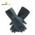 代尔塔 氯丁防化橡胶手套 耐酸碱耐油清洁手套 耐磨劳保防水手套1双装 9寸蓝黑色 300312
