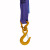 品尔优/PPU 单腿柔性吊装带成套索具(美式眼型货钩) ULO08 载重8t 随机 ULO08-2M 9 