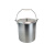 加油站专用铝桶油桶防爆铝桶圆桶加厚直型铝水桶锥形铝桶铝消防桶 一体直型桶带盖15L