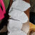 白色杂色 擦机布碎:含棉吸水不易掉毛M款载床角白 50斤白布角（广东包邮 省外不包）