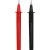 通用型数字万用表表笔 红黑两色 测试表笔 配套鳄鱼夹测试线 红色
