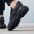 阿迪达斯三叶草男鞋运动鞋夏季新款黑色低帮防滑休闲鞋跑步鞋健身训练鞋 ID9825 42.5