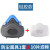 防尘面罩口罩工业粉尘高效灰尘肺打磨专用煤矿装修防 1个硅胶面罩收藏送10片滤棉