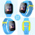 定制阿巴町b108手表表带配件儿童电话手表小叮当表带表圈智能手表腕带 长一边带孔（粉色）