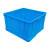 中吉万兴 塑料周转箱正方箱加厚工具箱正方形1号运输收纳箱零件盒五金框筐盒 4号方箱:56.5*56.5*24.6cm