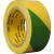 羽的王  黄绿PVC警示胶带地面划线地板胶双色斑马线胶带电力接地胶带33米 (黄绿斜纹)宽100mm*33米