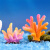 龙汉祥珊瑚摆件鱼缸小仿真迷你海胆海葵树脂工艺品水族箱造景装饰用品 珊瑚彩色3个【挑款式留言】