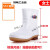 雨鞋男女白色雨靴防滑耐酸碱卫生靴厂工作劳保水胶鞋 572女式白色短筒单鞋 42