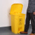 科力邦（Kelibang） 医疗垃圾桶 垃圾箱卫生桶商用有盖垃圾桶废物回收箱翻盖87升 KB1010-2 黄色脚踏款