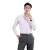 中神盾 8608 男式长袖衬衫修身韩版职业商务免烫衬衣  (1-9件价格) 粉色斜纹 40码