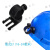 头灯支架 安全帽夹子战术头盔电筒侧灯夹子手电卡扣韩式消防头盔 欧式 (25-27毫米)