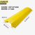 京洲实邦  橡胶线槽减速带  JZSB-9352B PVC黄色塑料大一槽 1000*250*40mm