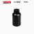 日本NIKKO试剂瓶HDPE塑料瓶圆瓶大口小口黑色避光样品瓶避光液体瓶ASONE亚速旺进口耐酸碱 黑色小口圆瓶 1000ml