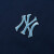 MLB男女情侣短袖复古老花T恤 3ATSM0343 纽约洋基队/藏青色 XS 160/84A