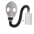 沁度防毒面具长管呼吸器化工全面罩橡胶滤毒罐导气管 适唐人1/2/3/4号面具
