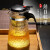 天喜（TIANXI） 玻璃茶壶套装耐热茶具飘逸杯泡茶杯子泡茶器花茶泡茶壶茶水分离 锤纹飘逸杯1000ml+2个迷雅杯