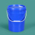 食品级塑料桶水溶肥密封加厚油漆桶化工塑料桶工业桶20/25L升KG 20L黑色升级款