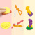 艺启乐36款儿童彩泥模具工具配件玩具手工diy制作幼儿园黏土套装礼物 巧克力模