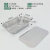 海斯迪克 HK-5007 一次性铝箔餐盒 方形外卖打包盒锡纸碗含覆铝纸盖 （850毫升）213*143*43mm（250个）