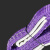 稳斯坦 WST826 搬运吊装捆绑带拖车救援绳 扁平紫色1吨5米 起重涤纶扣型吊车行吊带