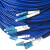 LHG 铠装光纤跳线 LC-ST 单模双芯 蓝色 25m LC/ST